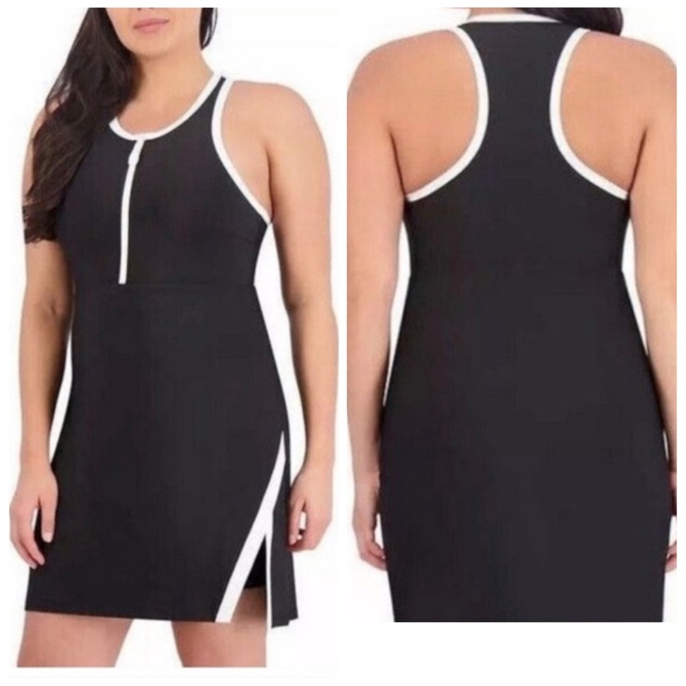 SAGE Collective women’s athletic dress built in shorts EUC size med tennis